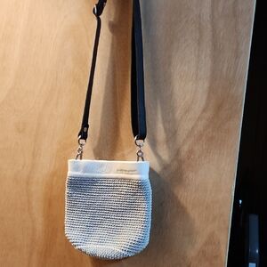 Daniella Lehavi Metallic and White Crossbody Bag